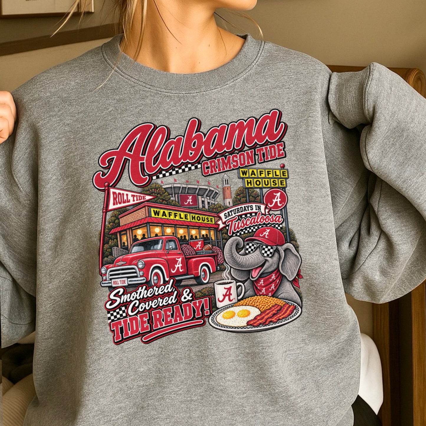 Alabama Saturdays Crewneck Sweatshirt