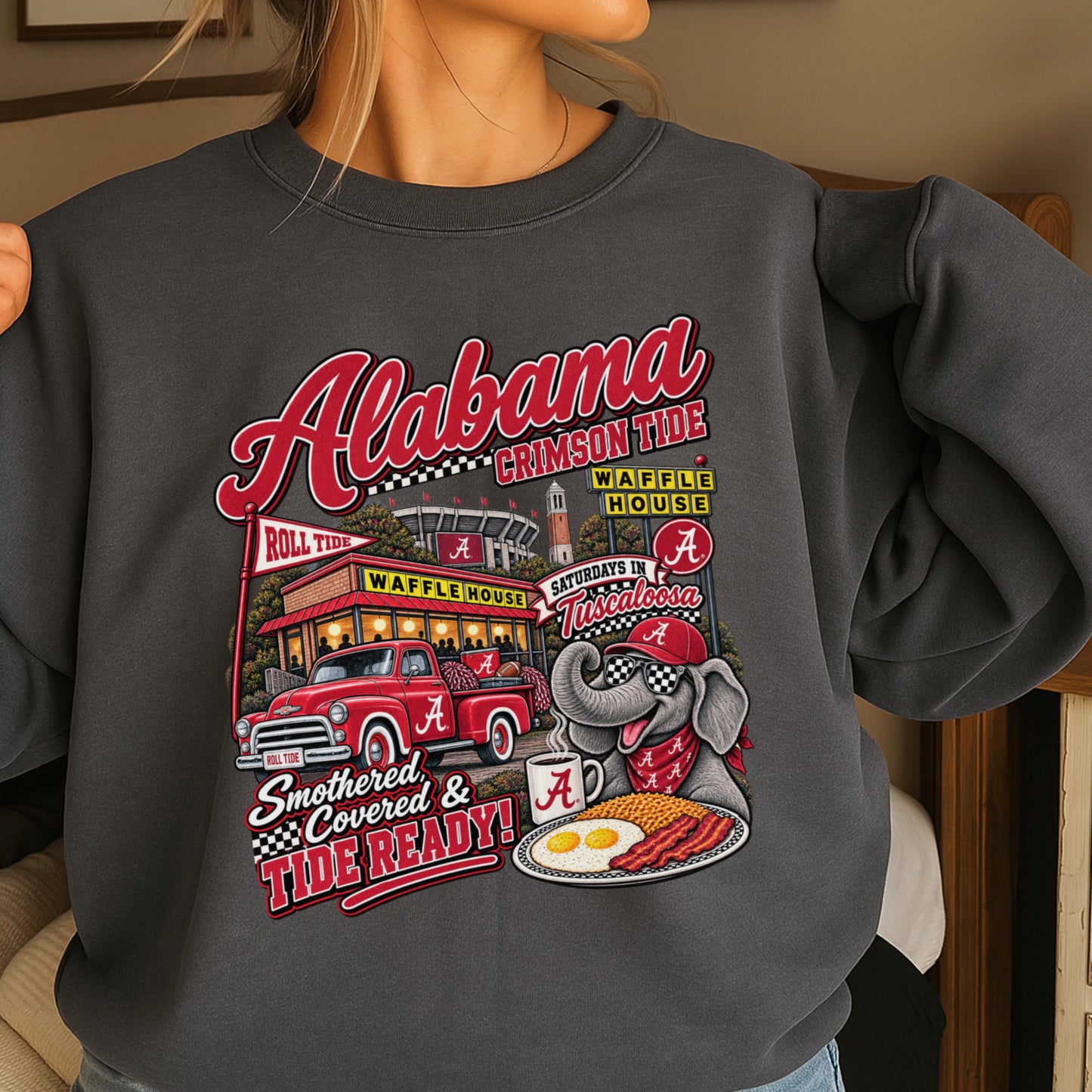 Alabama Saturdays Crewneck Sweatshirt
