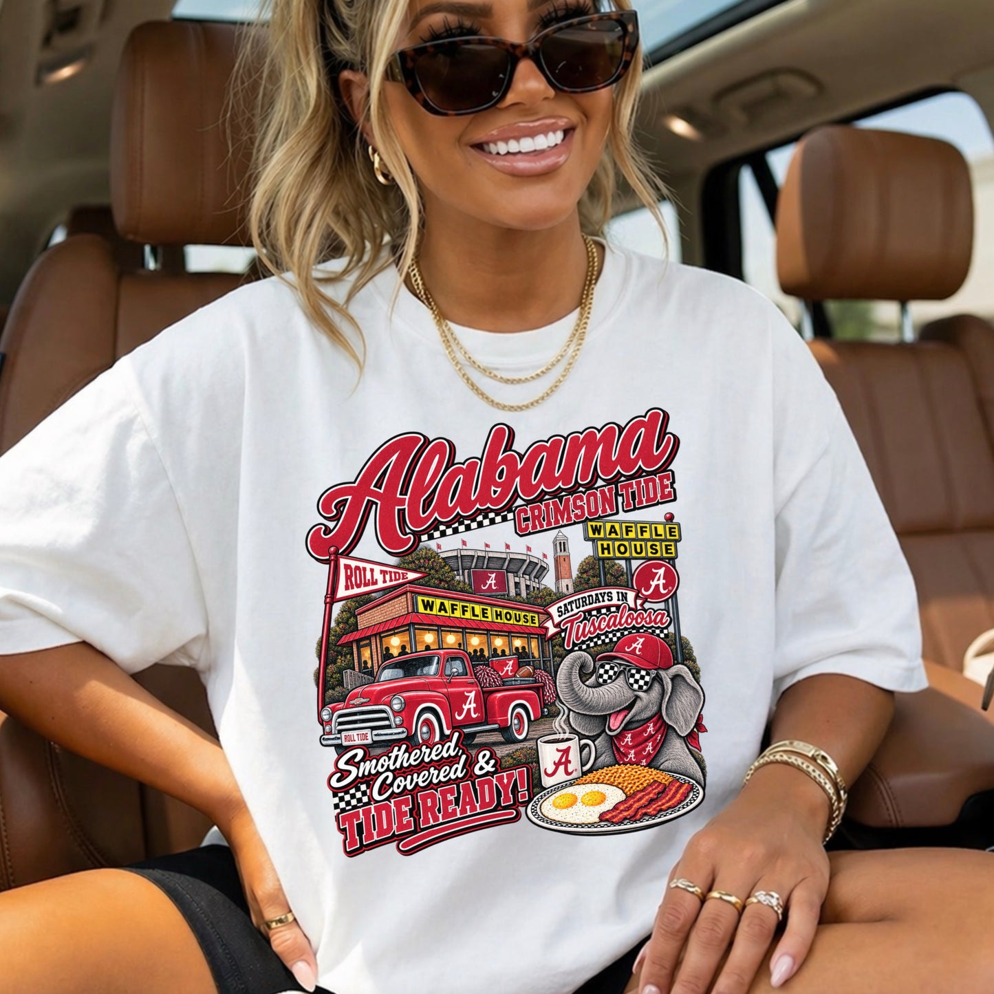 Alabama Saturdays Comfort Color Graphic Tee