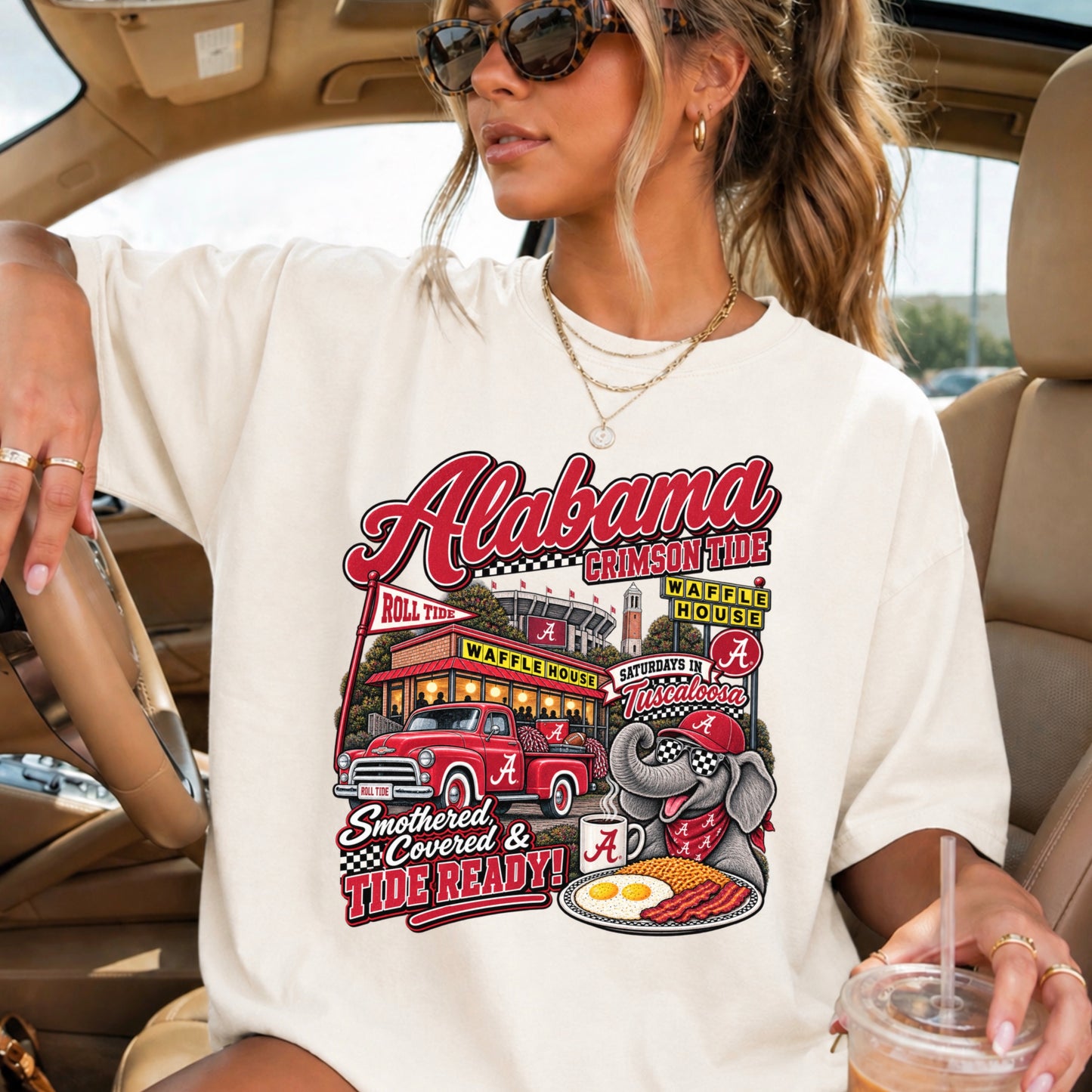 Alabama Saturdays Comfort Color Graphic Tee
