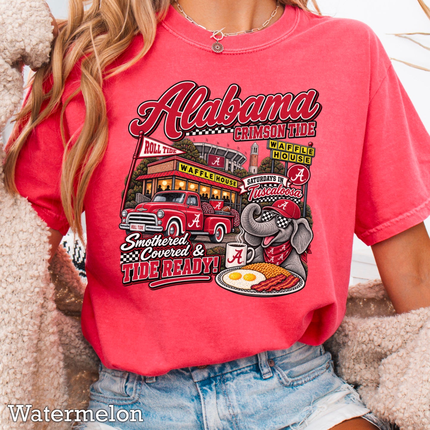 Alabama Saturdays Comfort Color Graphic Tee