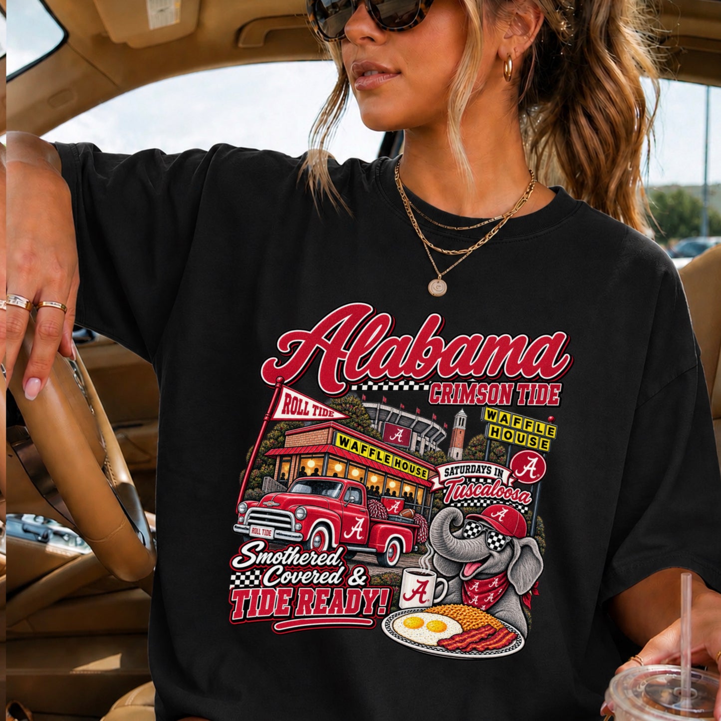 Alabama Saturdays Comfort Color Graphic Tee