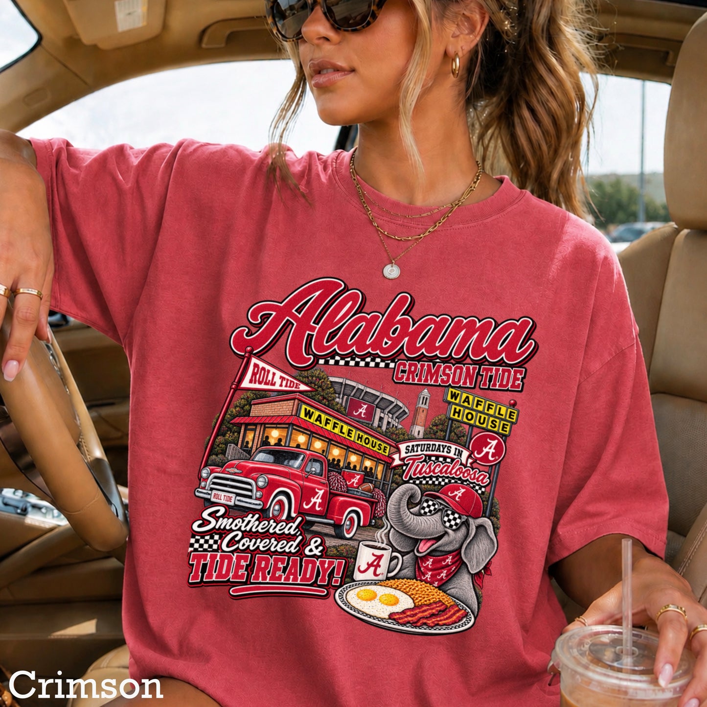 Alabama Saturdays Comfort Color Graphic Tee
