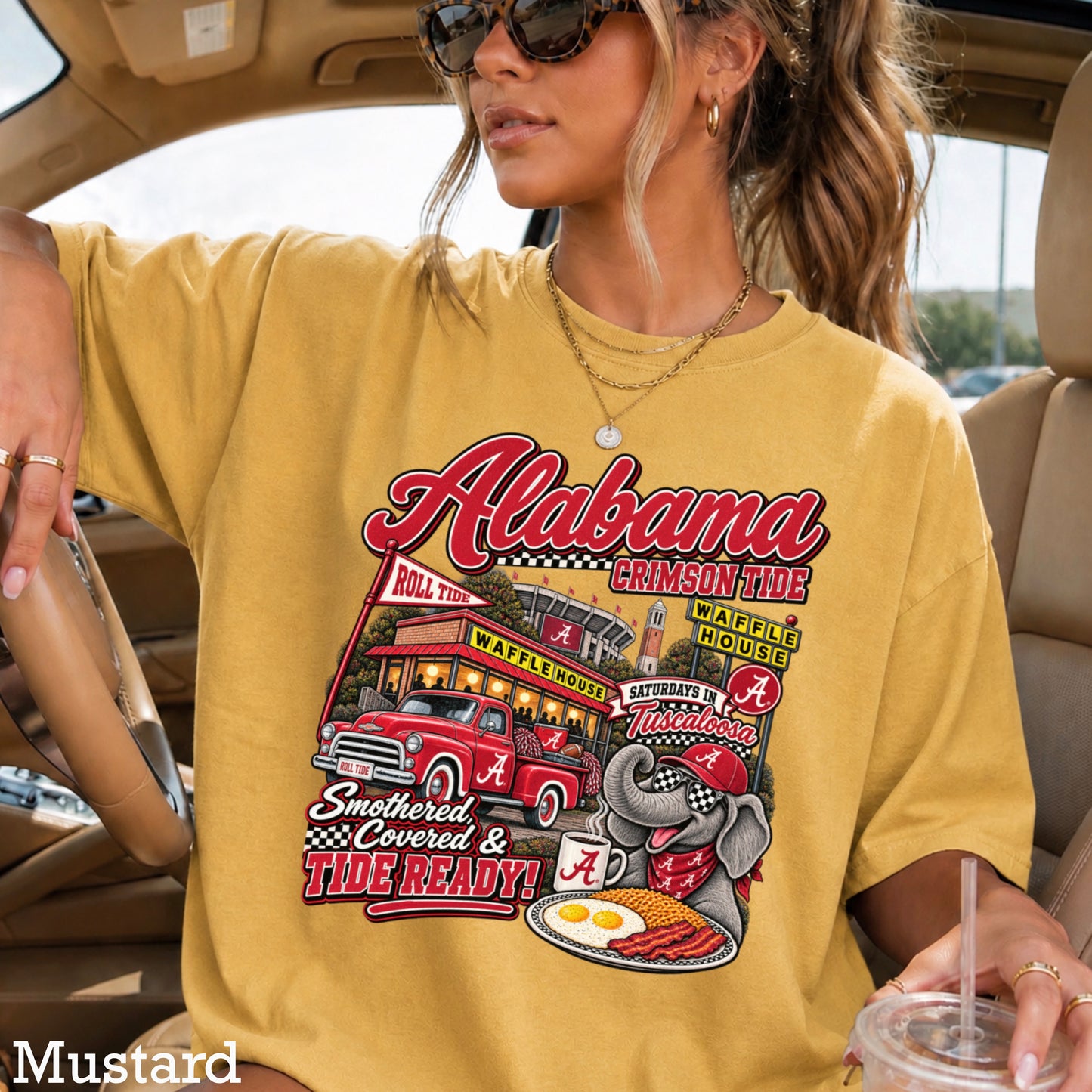 Alabama Saturdays Comfort Color Graphic Tee