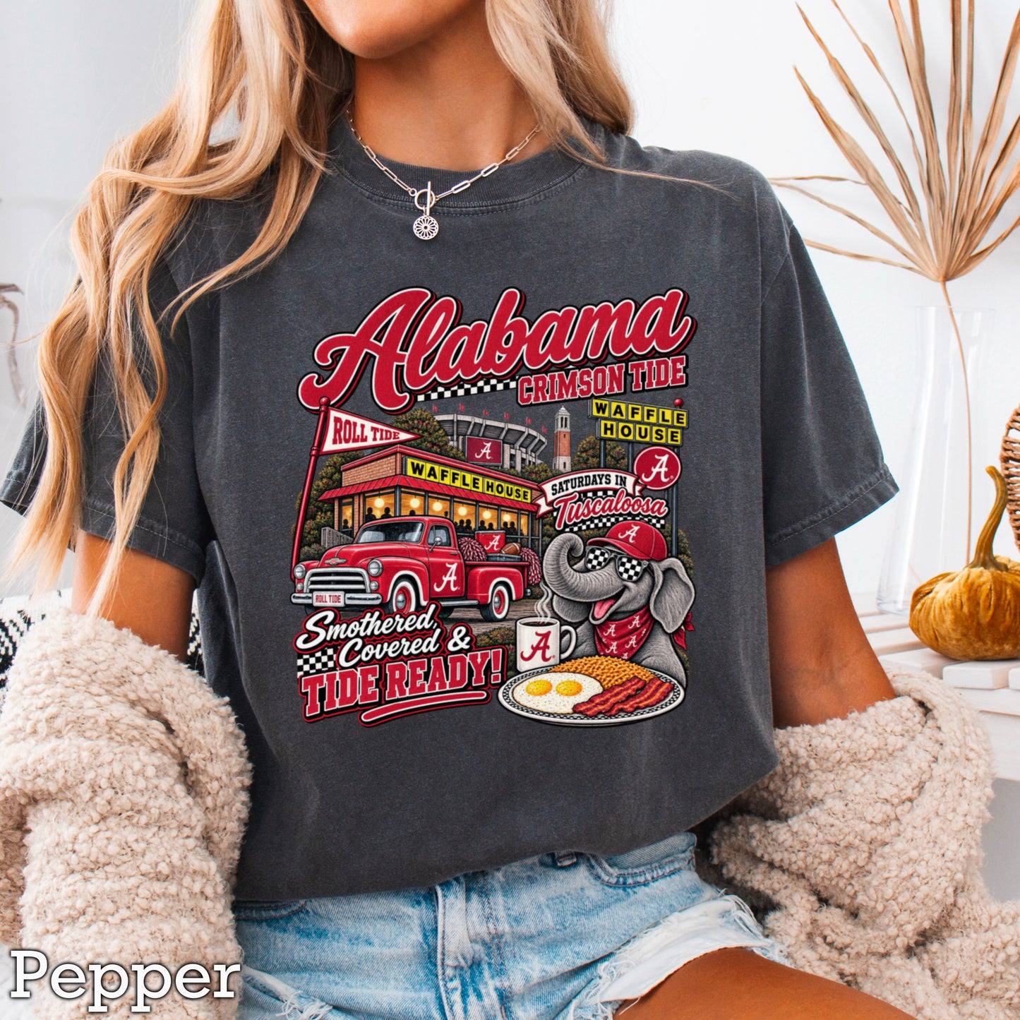 Alabama Saturdays Comfort Color Graphic Tee