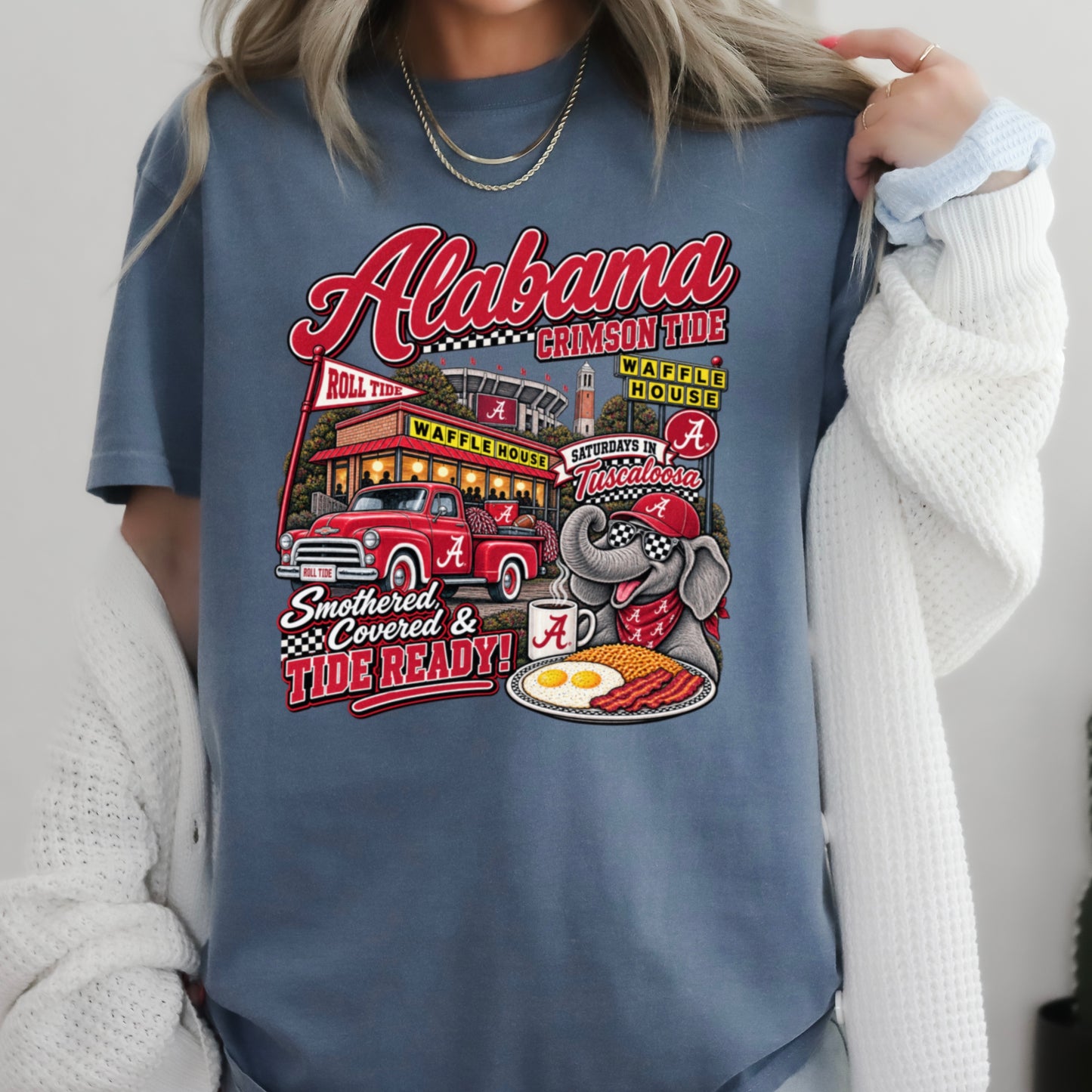 Alabama Saturdays Comfort Color Graphic Tee