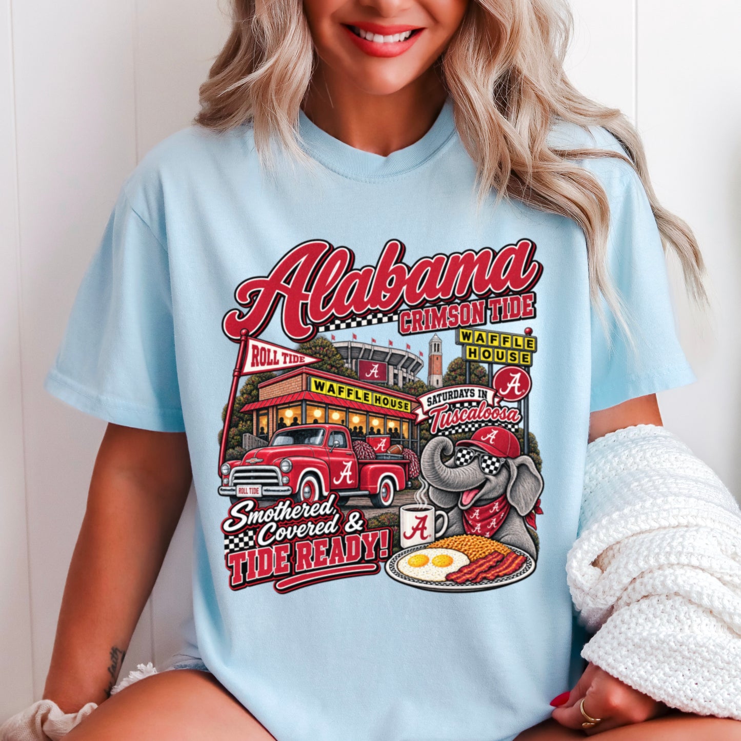 Alabama Saturdays Comfort Color Graphic Tee