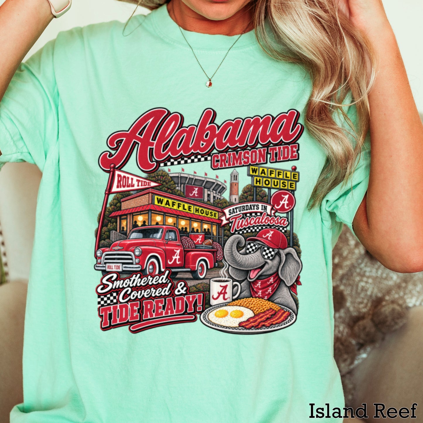 Alabama Saturdays Comfort Color Graphic Tee