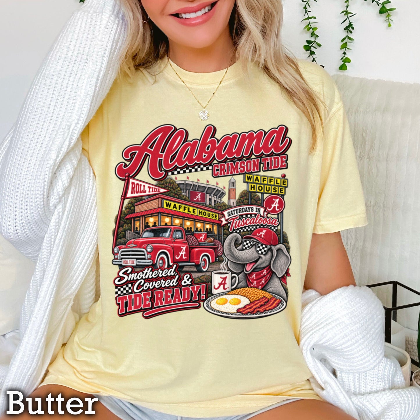 Alabama Saturdays Comfort Color Graphic Tee