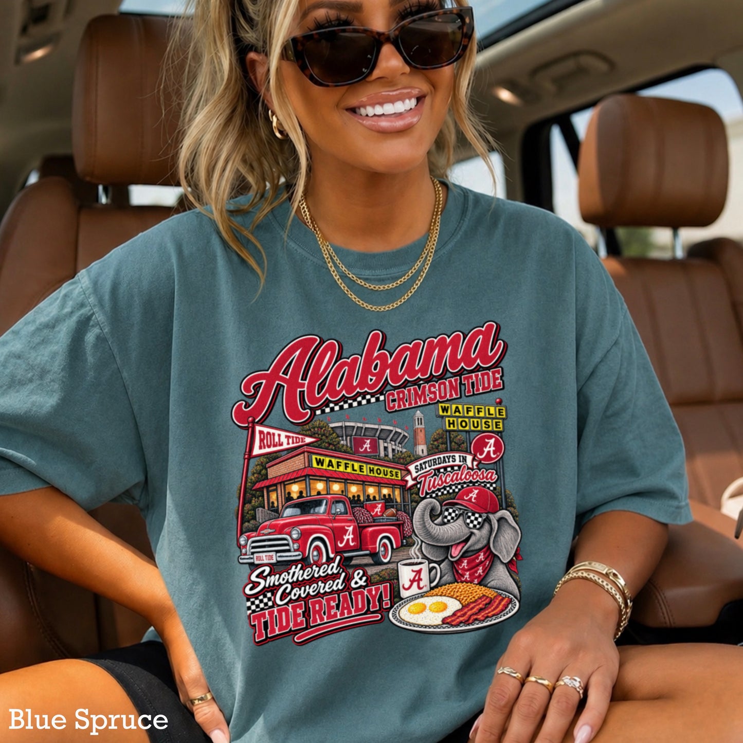 Alabama Saturdays Comfort Color Graphic Tee