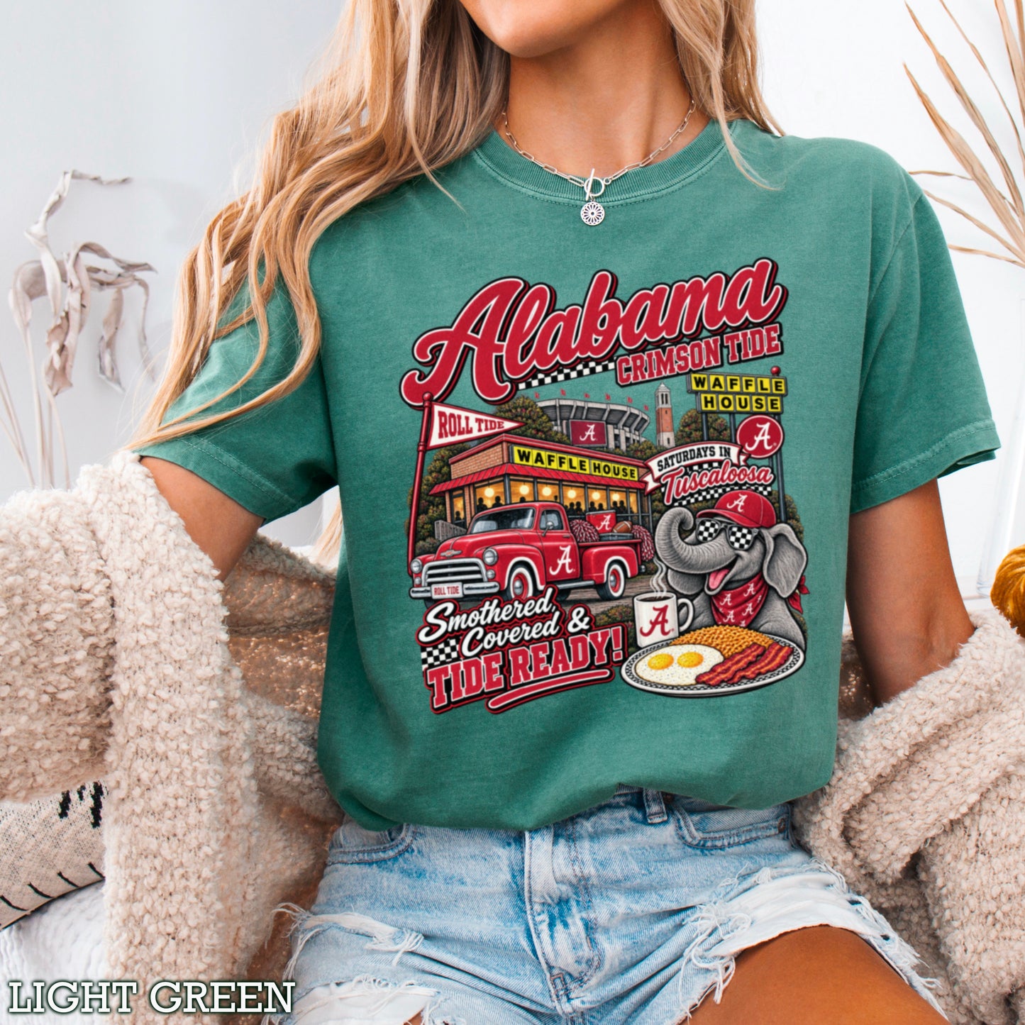 Alabama Saturdays Comfort Color Graphic Tee