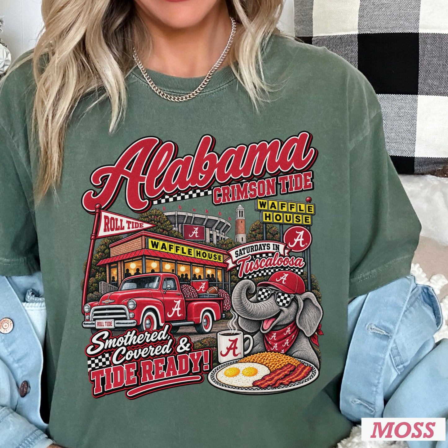Alabama Saturdays Comfort Color Graphic Tee