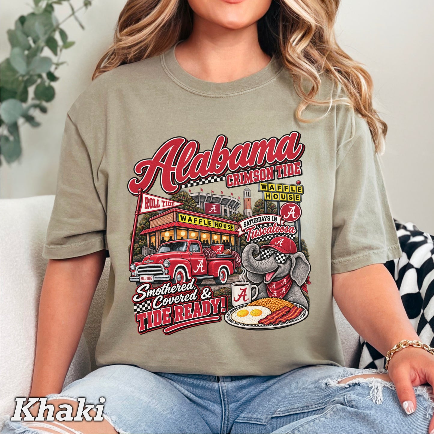 Alabama Saturdays Comfort Color Graphic Tee