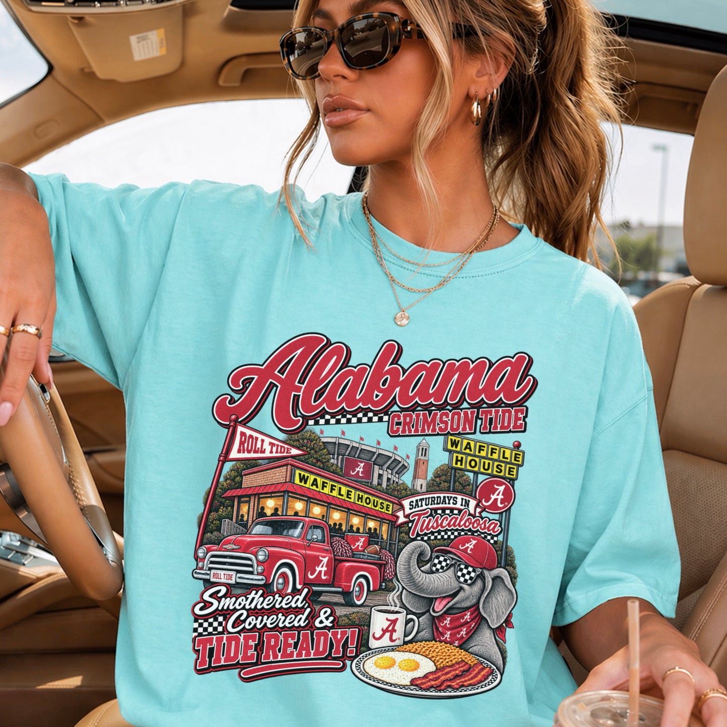 Alabama Saturdays Comfort Color Graphic Tee