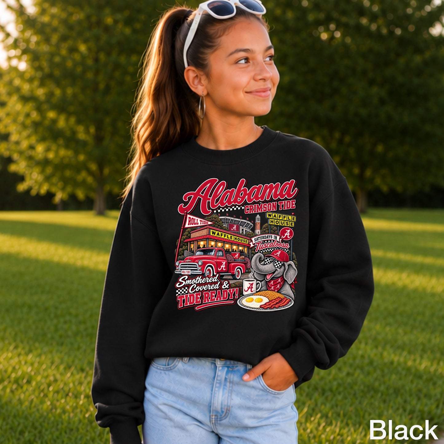 Alabama Saturdays Youth Crewneck Sweatshirt