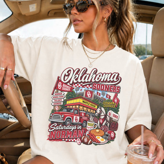 Norman  Saturdays DTF Transfer available until 8/29