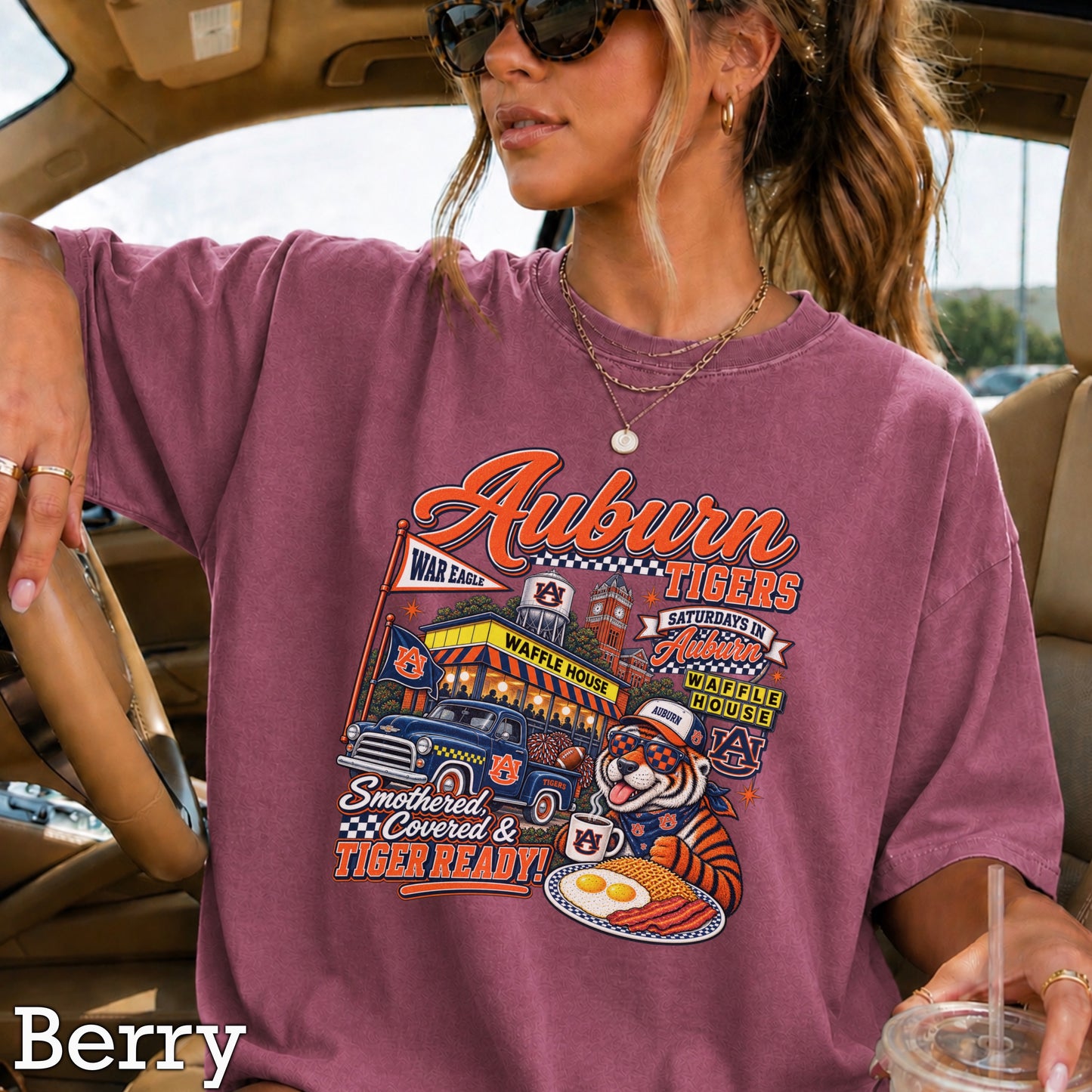 Auburn Saturdays Comfort Color Graphic Tee