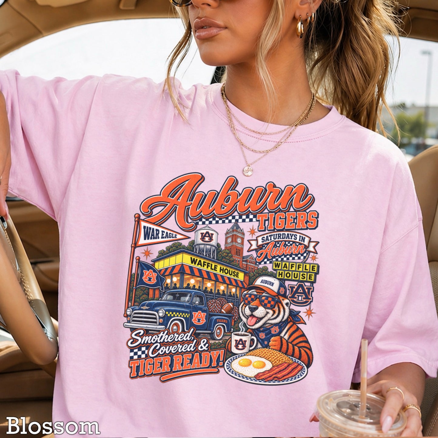 Auburn Saturdays Comfort Color Graphic Tee