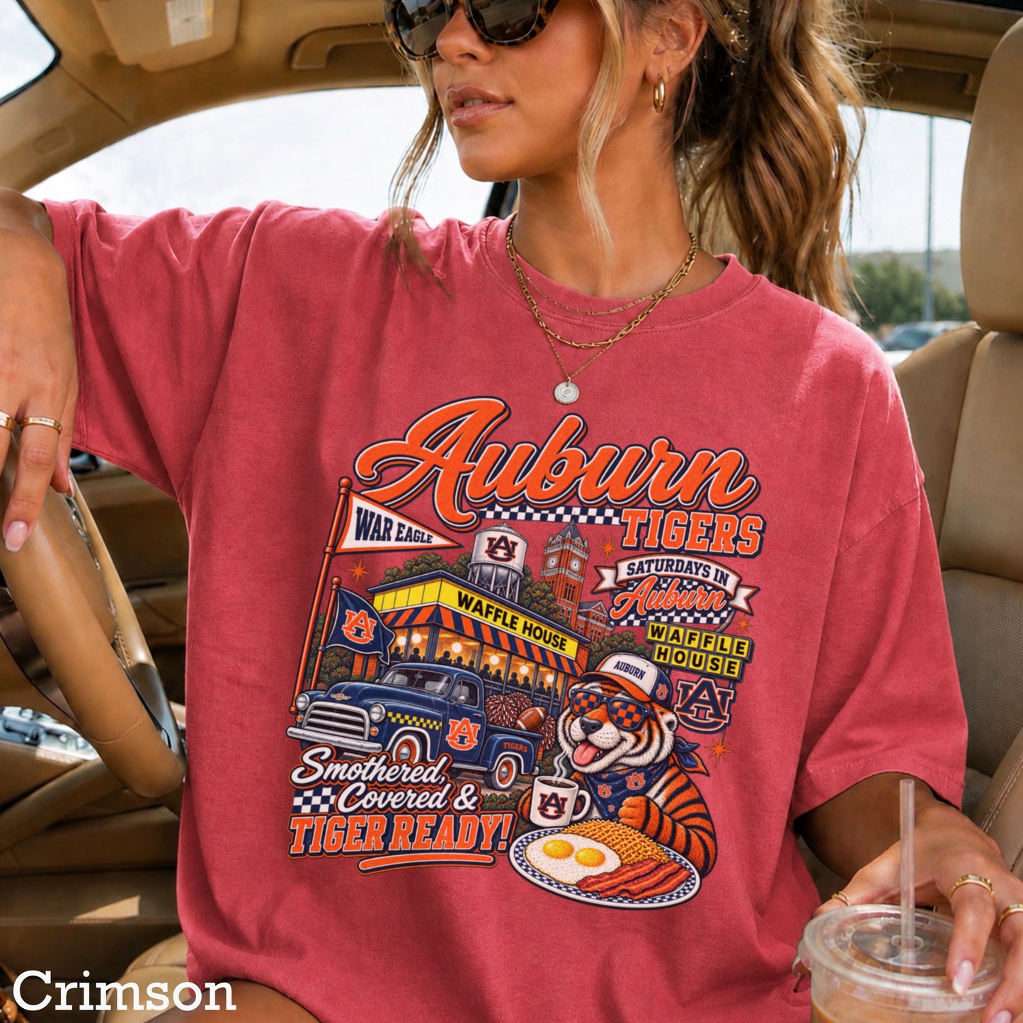 Auburn Saturdays Comfort Color Graphic Tee
