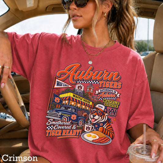 Auburn Saturdays Comfort Color Graphic Tee