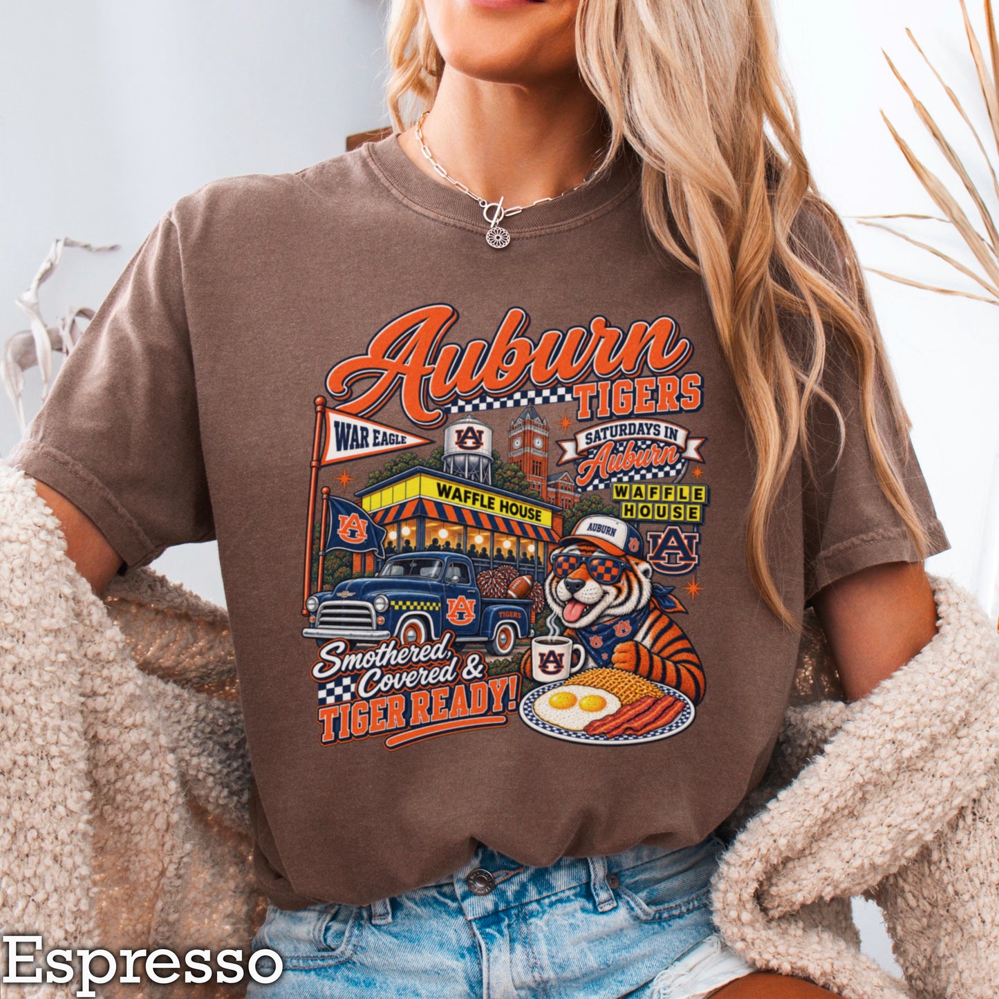 Auburn Saturdays Comfort Color Graphic Tee