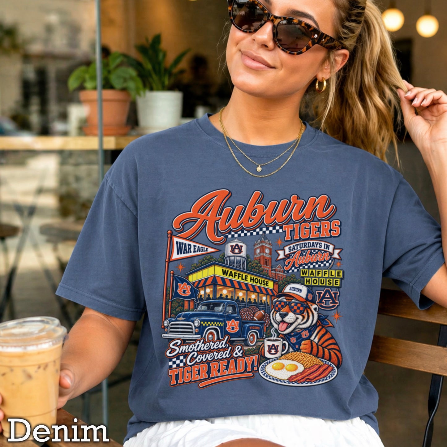 Auburn Saturdays Comfort Color Graphic Tee