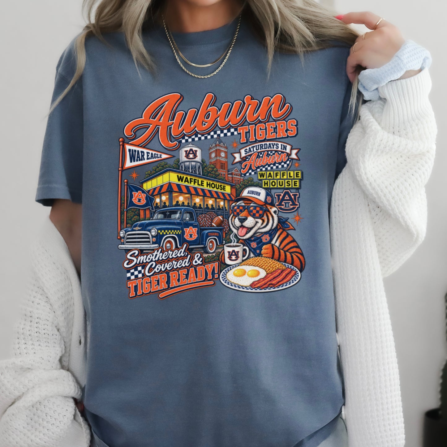 Auburn Saturdays Comfort Color Graphic Tee