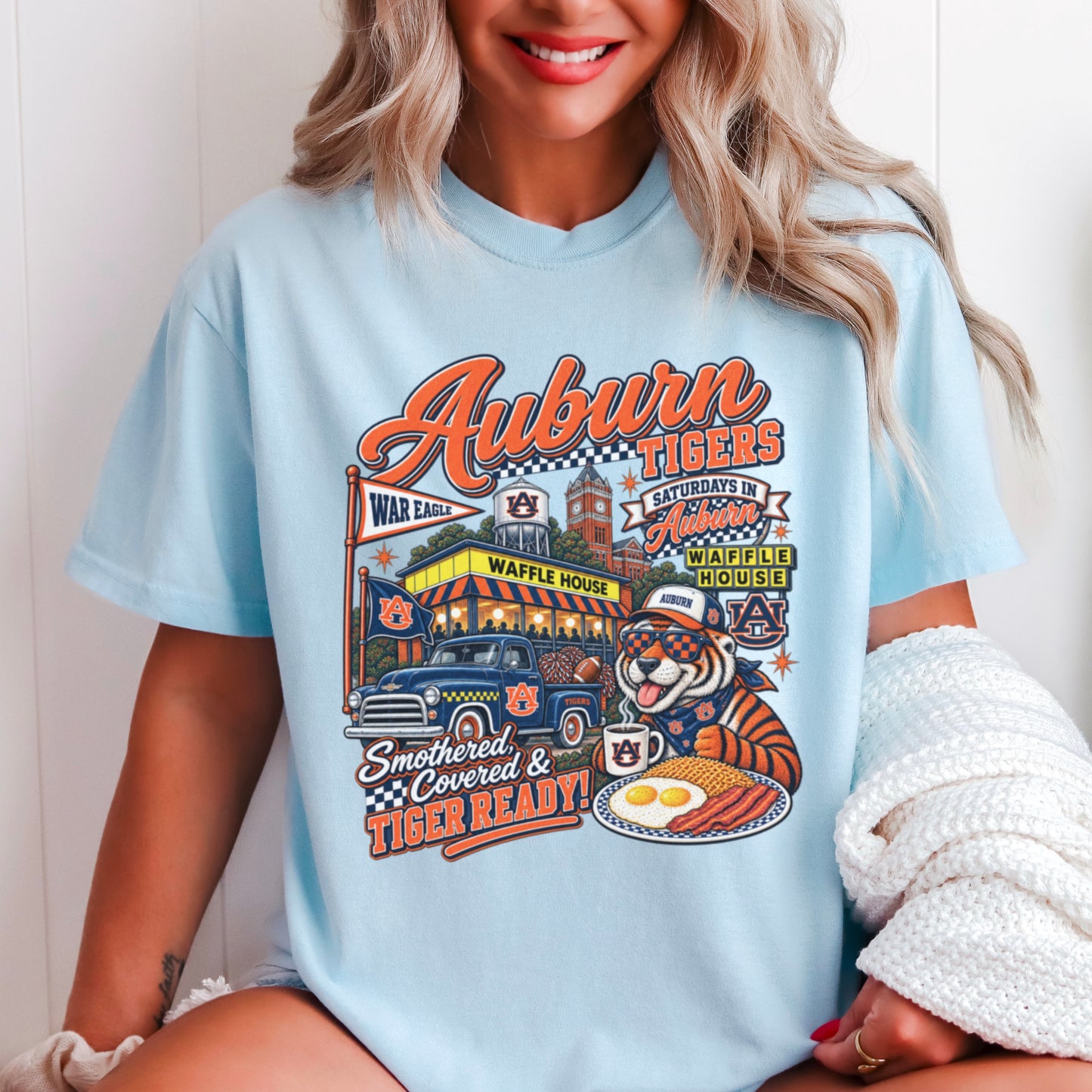 Auburn Saturdays Comfort Color Graphic Tee
