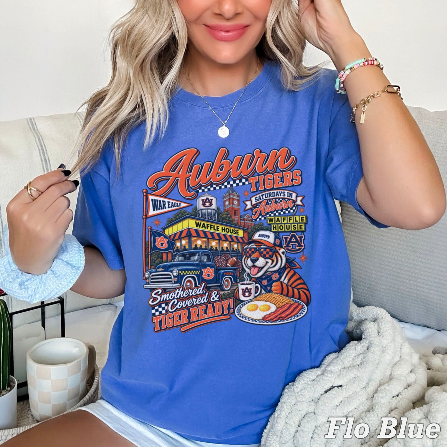 Auburn Saturdays Comfort Color Graphic Tee