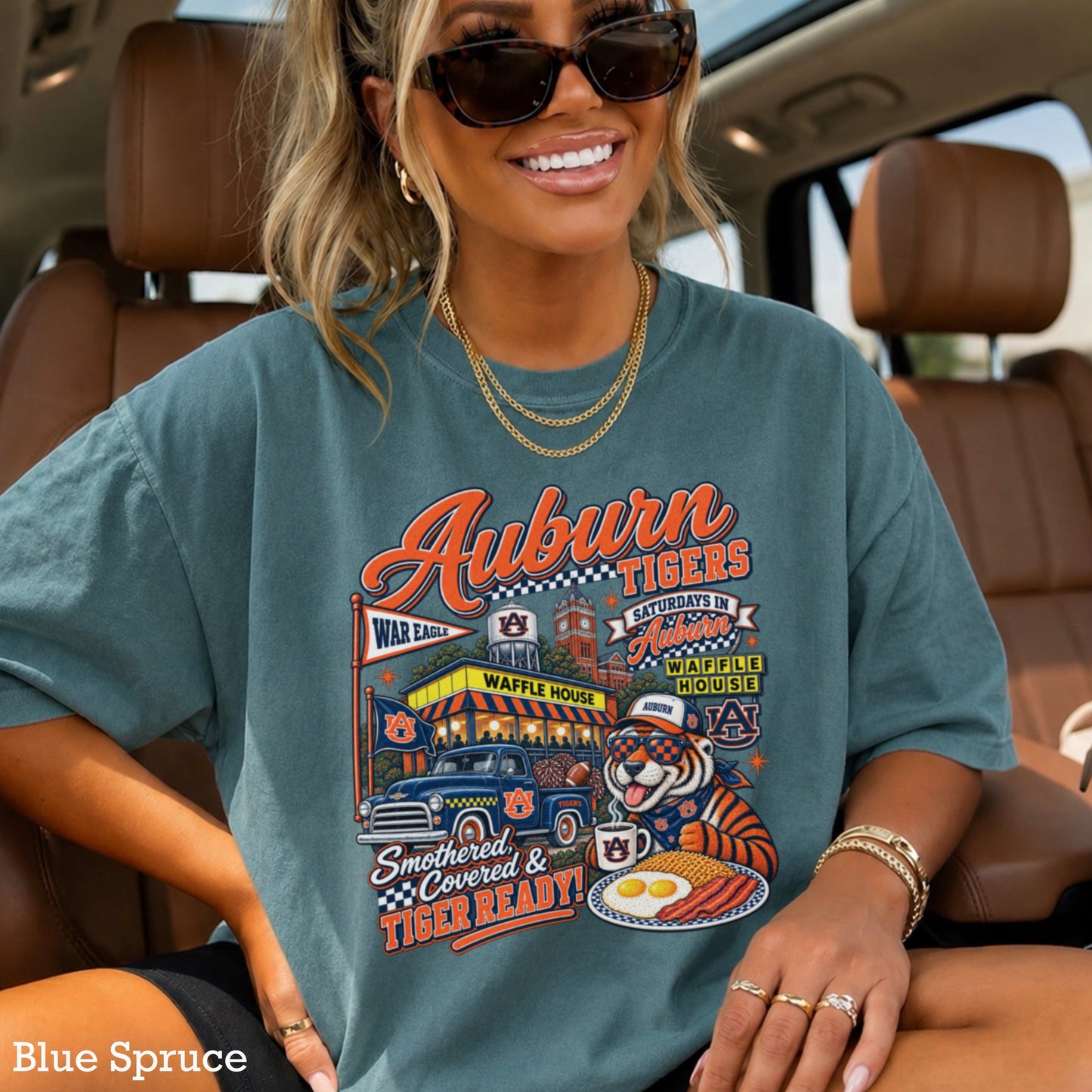 Auburn Saturdays Comfort Color Graphic Tee