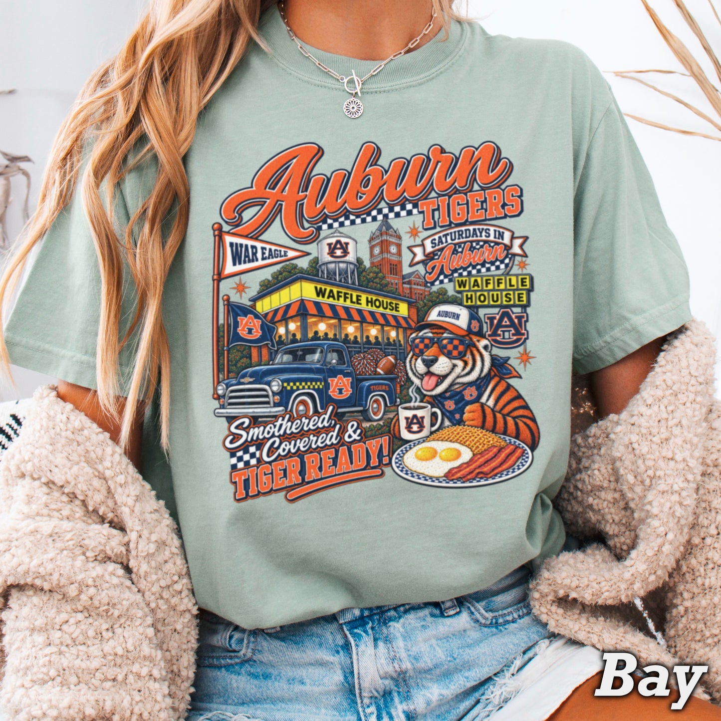 Auburn Saturdays Comfort Color Graphic Tee