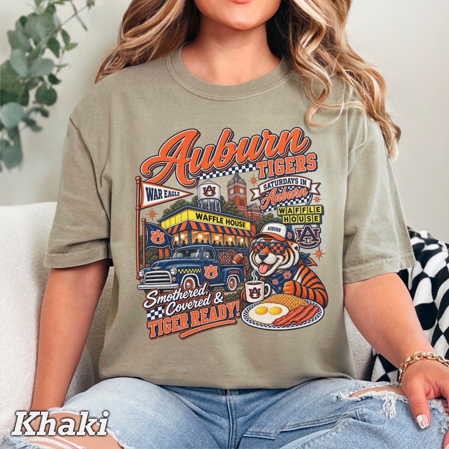 Auburn Saturdays Comfort Color Graphic Tee