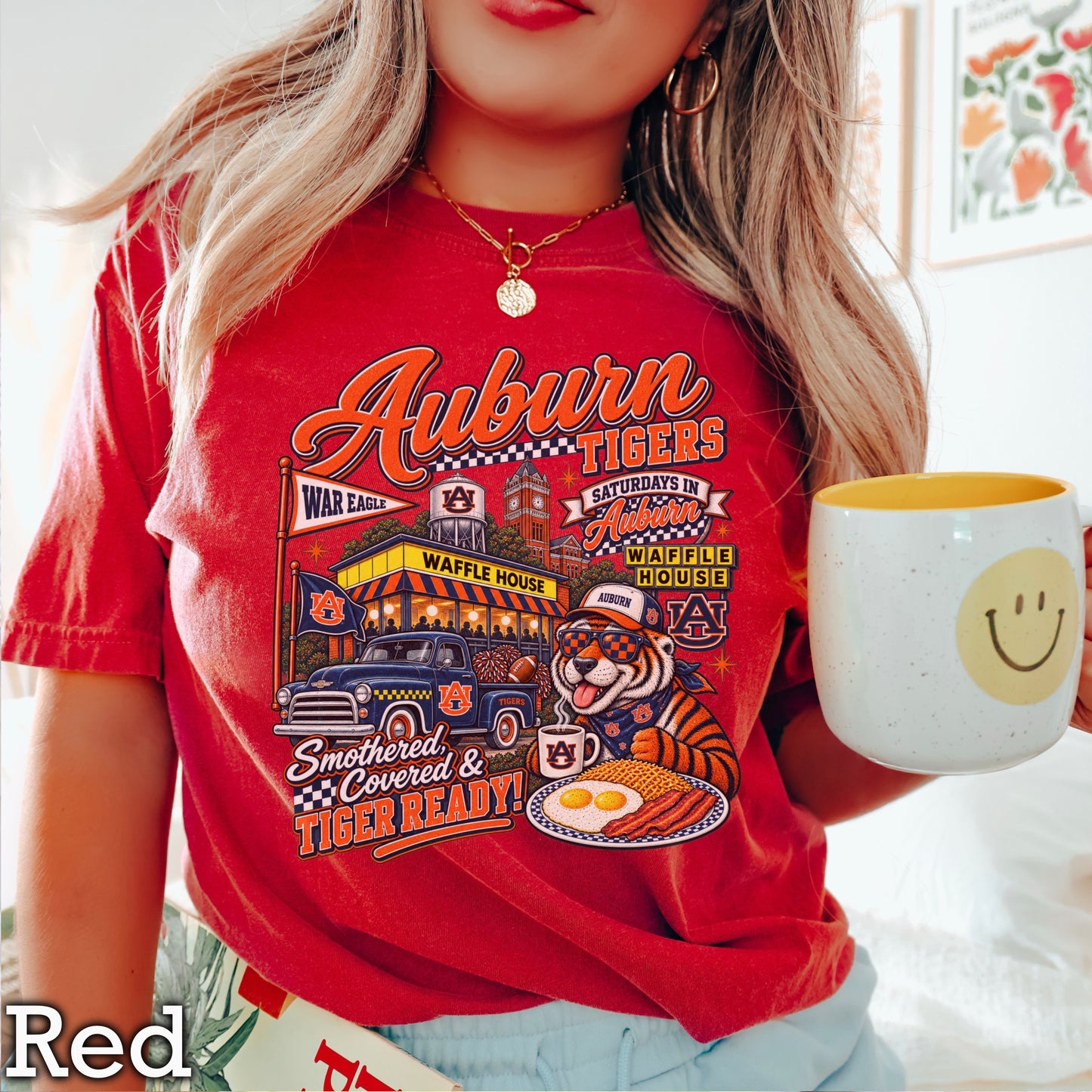 Auburn Saturdays Comfort Color Graphic Tee