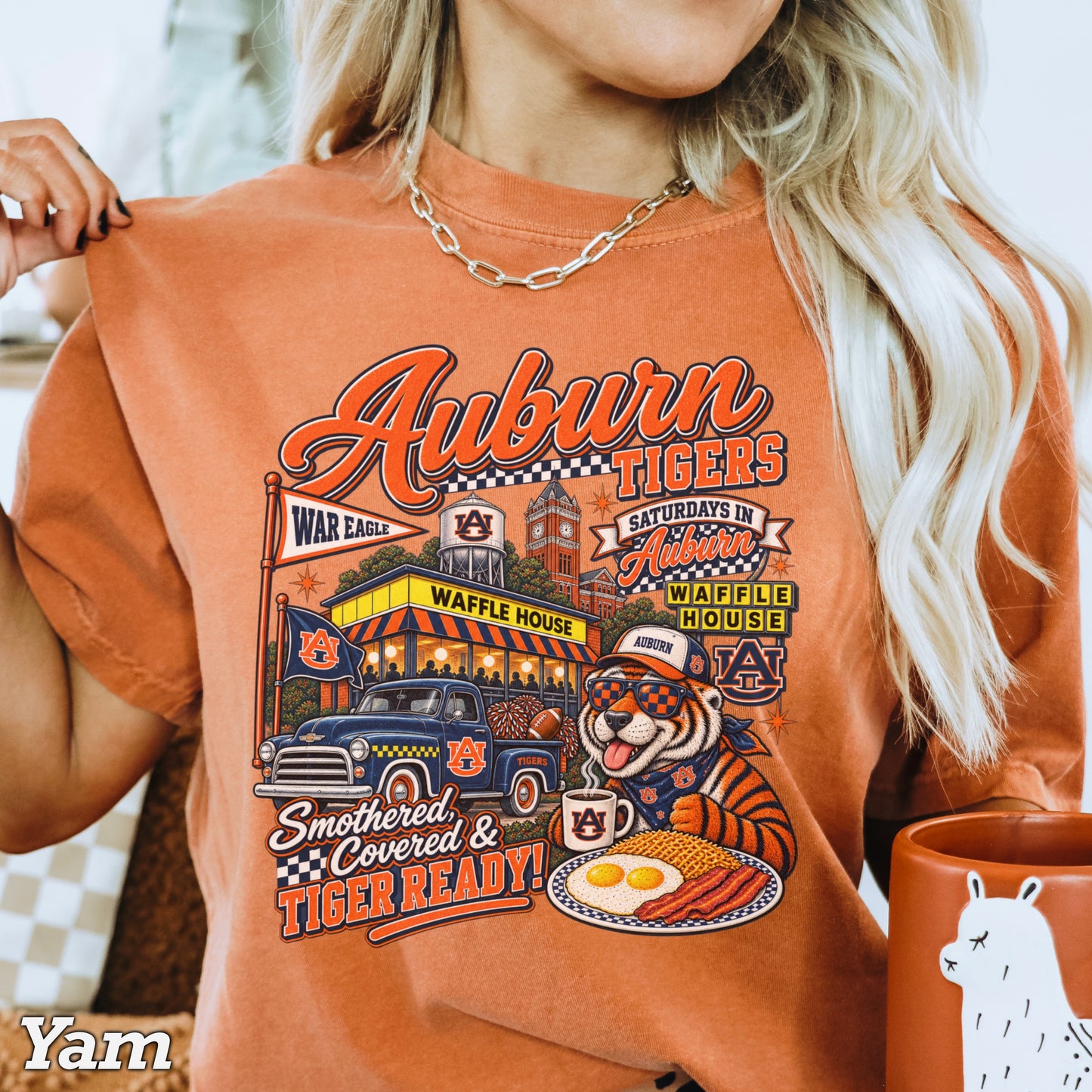Auburn Saturdays Comfort Color Graphic Tee