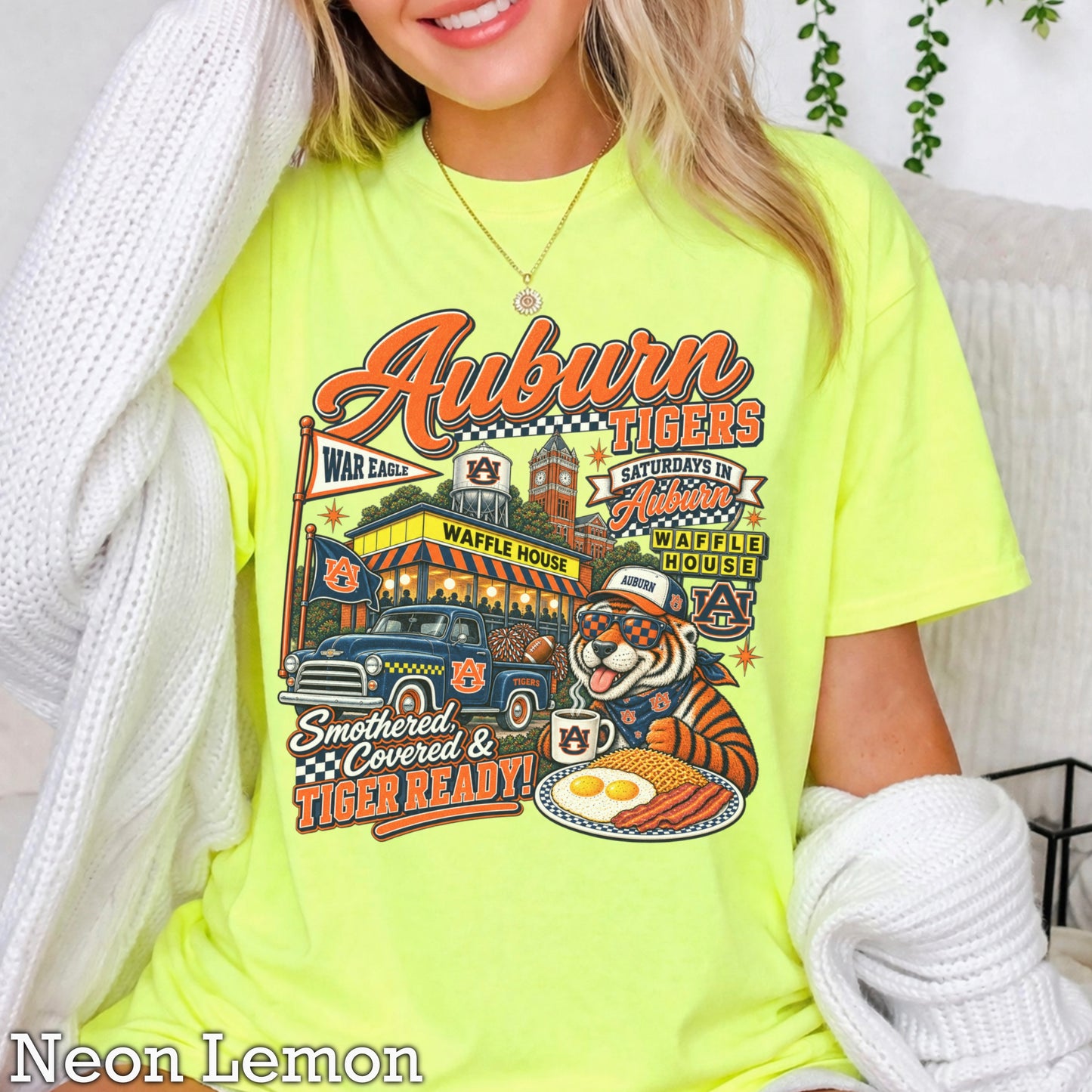 Auburn Saturdays Comfort Color Graphic Tee