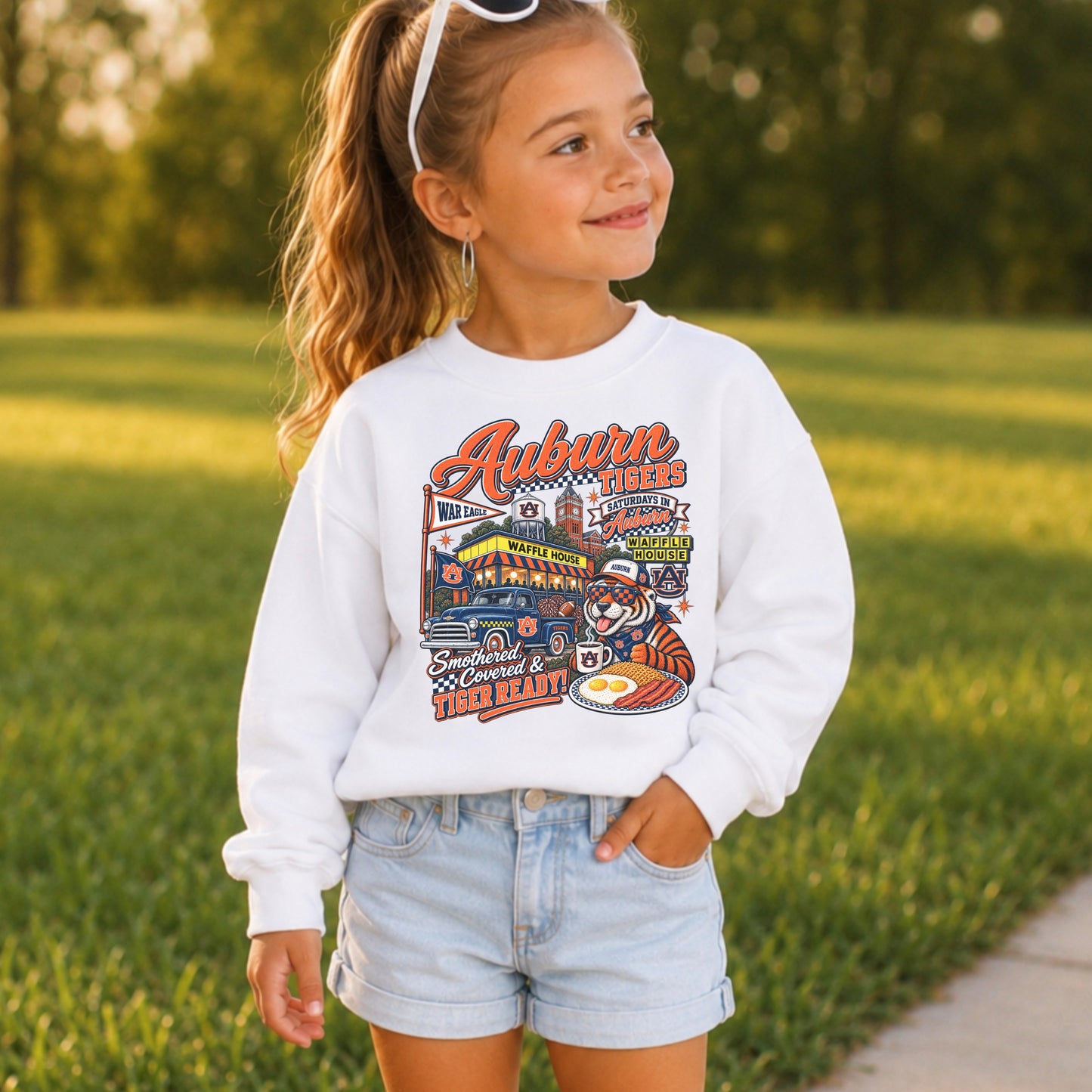 Auburn Saturdays Youth Crewneck Sweatshirt