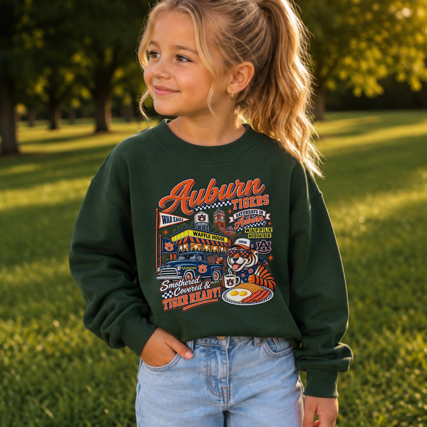 Auburn Saturdays Youth Crewneck Sweatshirt
