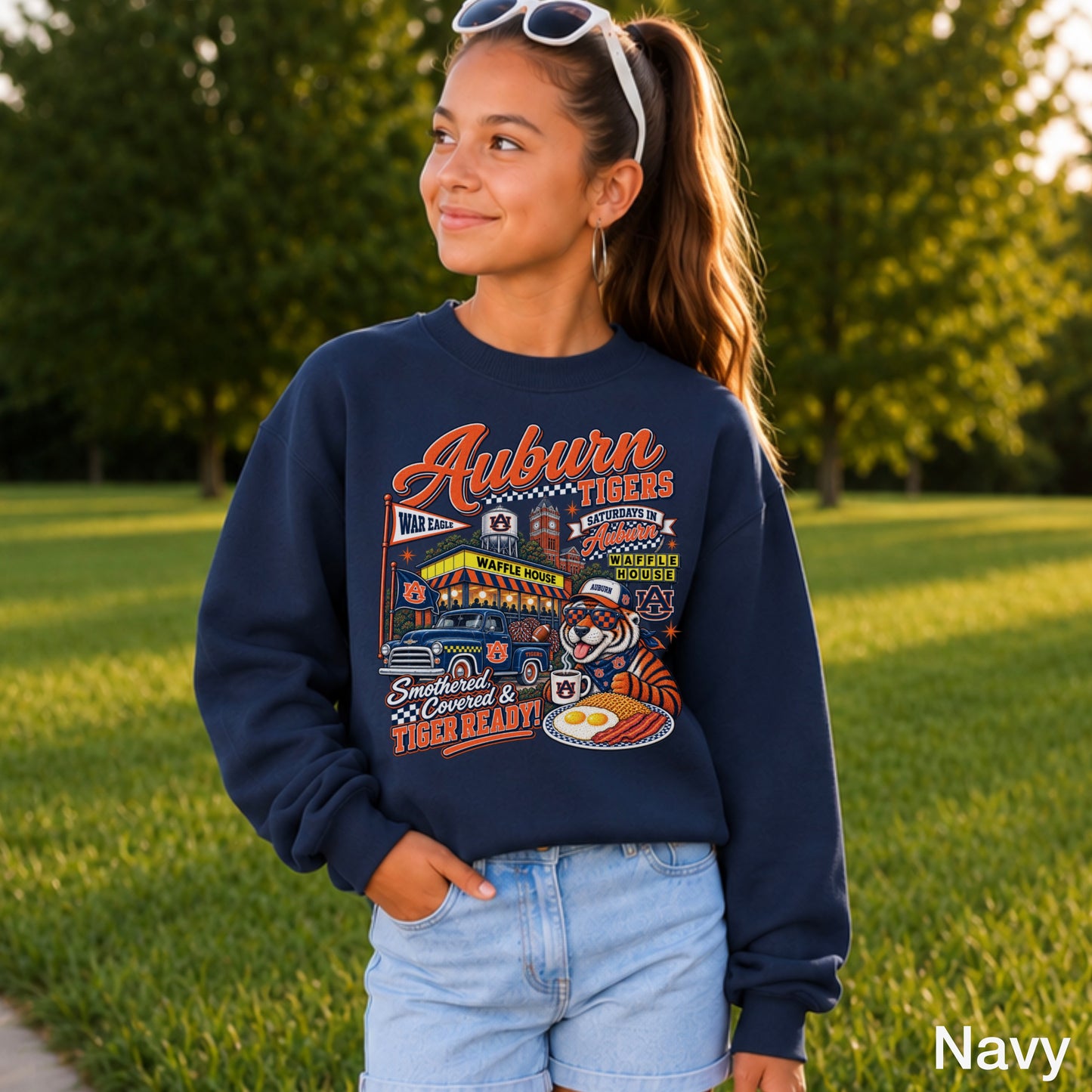 Auburn Saturdays Youth Crewneck Sweatshirt