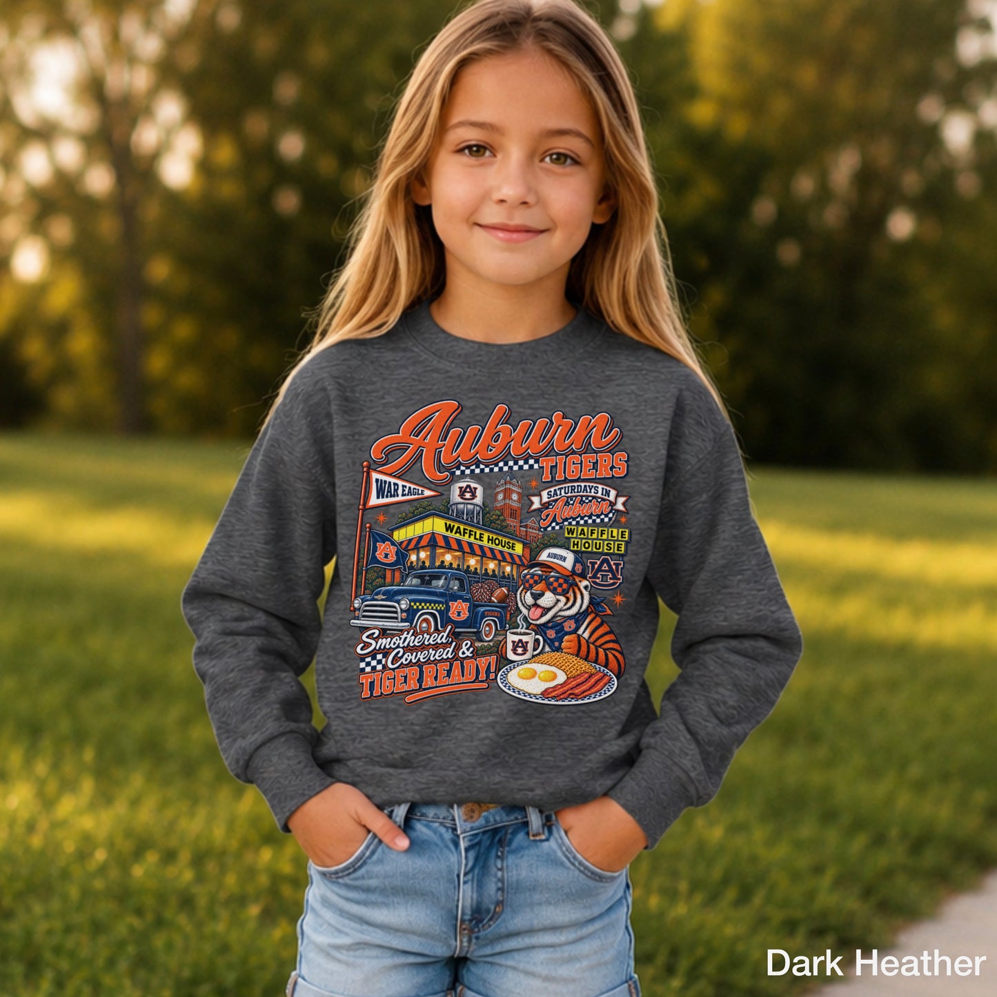 Auburn Saturdays Youth Crewneck Sweatshirt