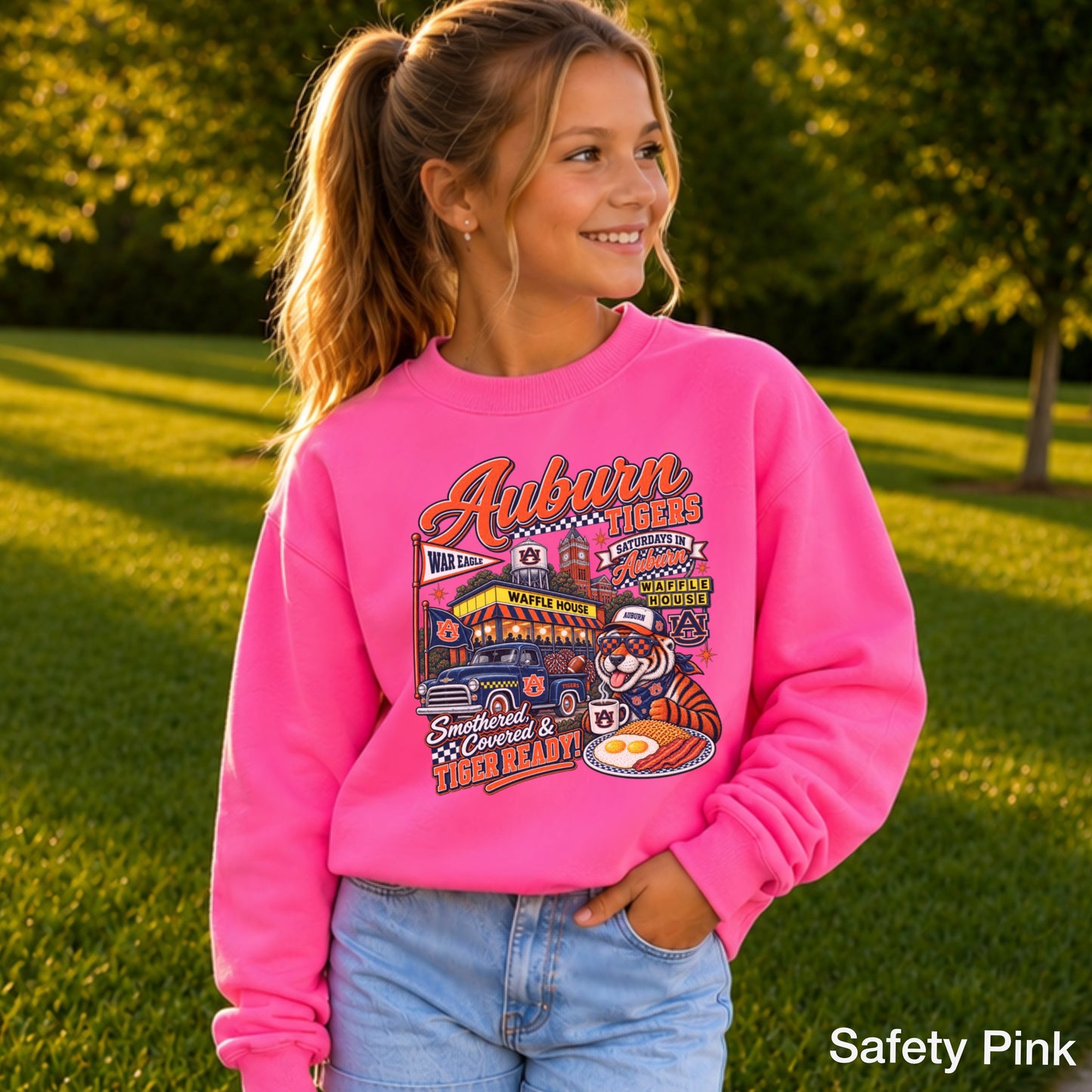 Auburn Saturdays Youth Crewneck Sweatshirt