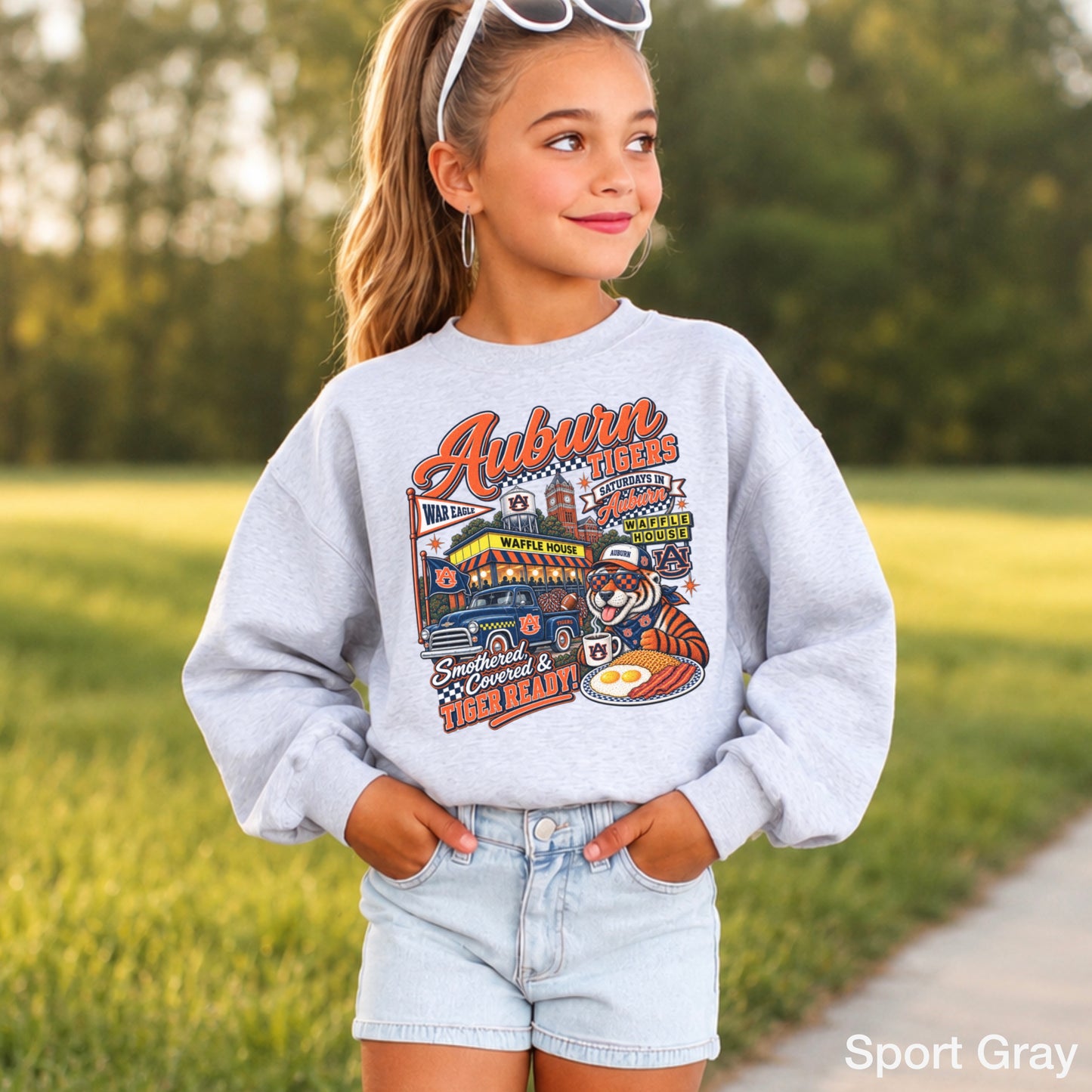 Auburn Saturdays Youth Crewneck Sweatshirt
