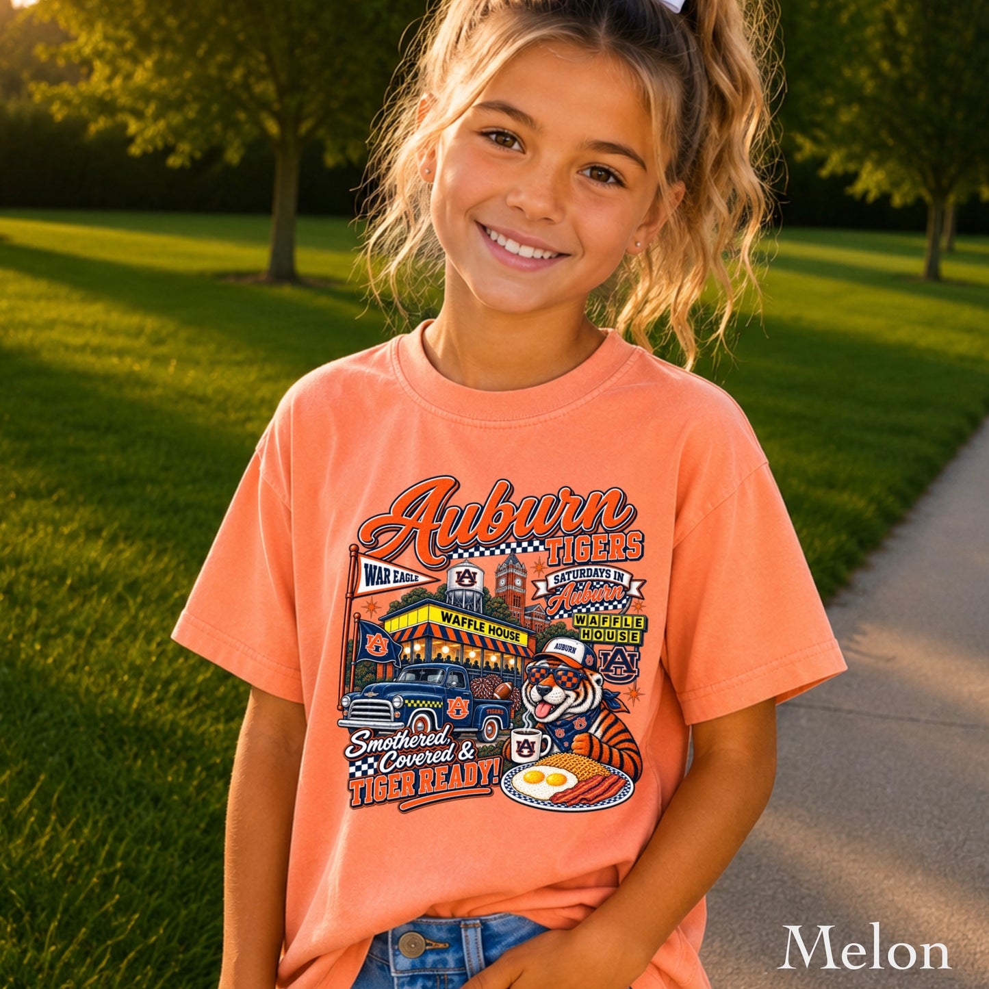 Auburn Saturdays Youth Comfort Color T-Shirt