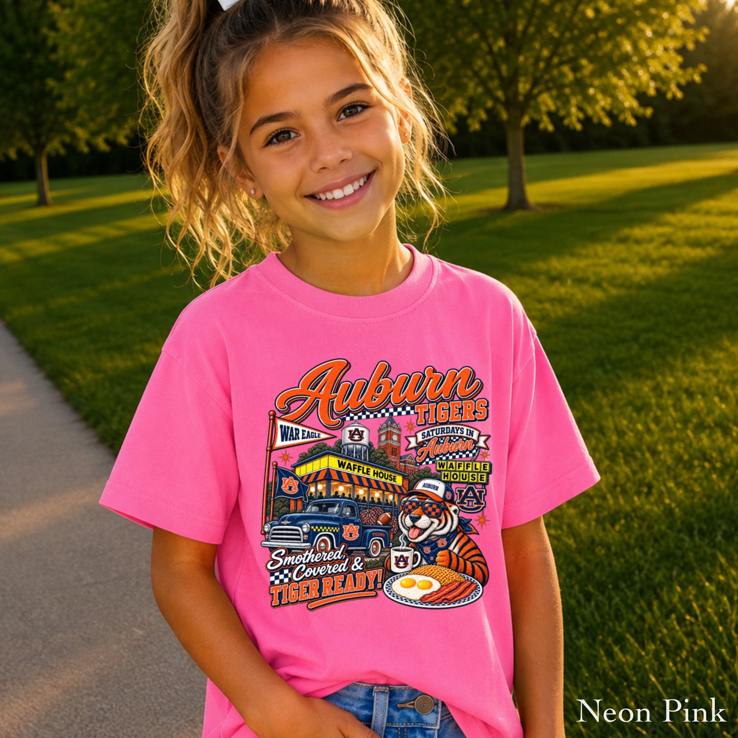 Auburn Saturdays Youth Comfort Color T-Shirt