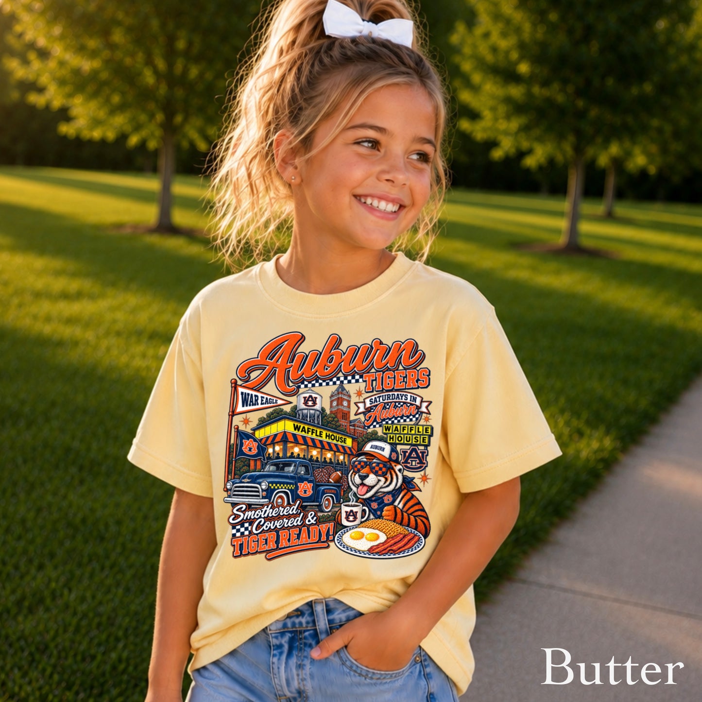 Auburn Saturdays Youth Comfort Color T-Shirt