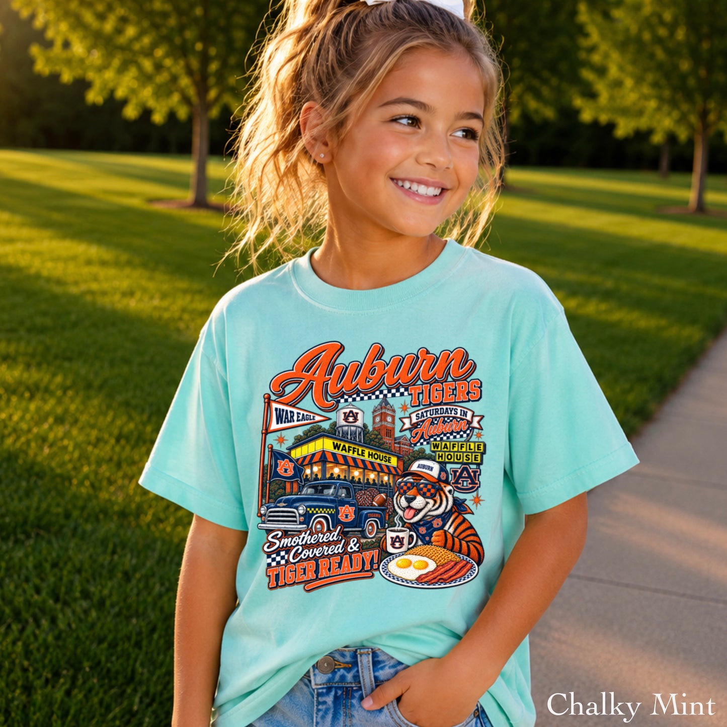Auburn Saturdays Youth Comfort Color T-Shirt