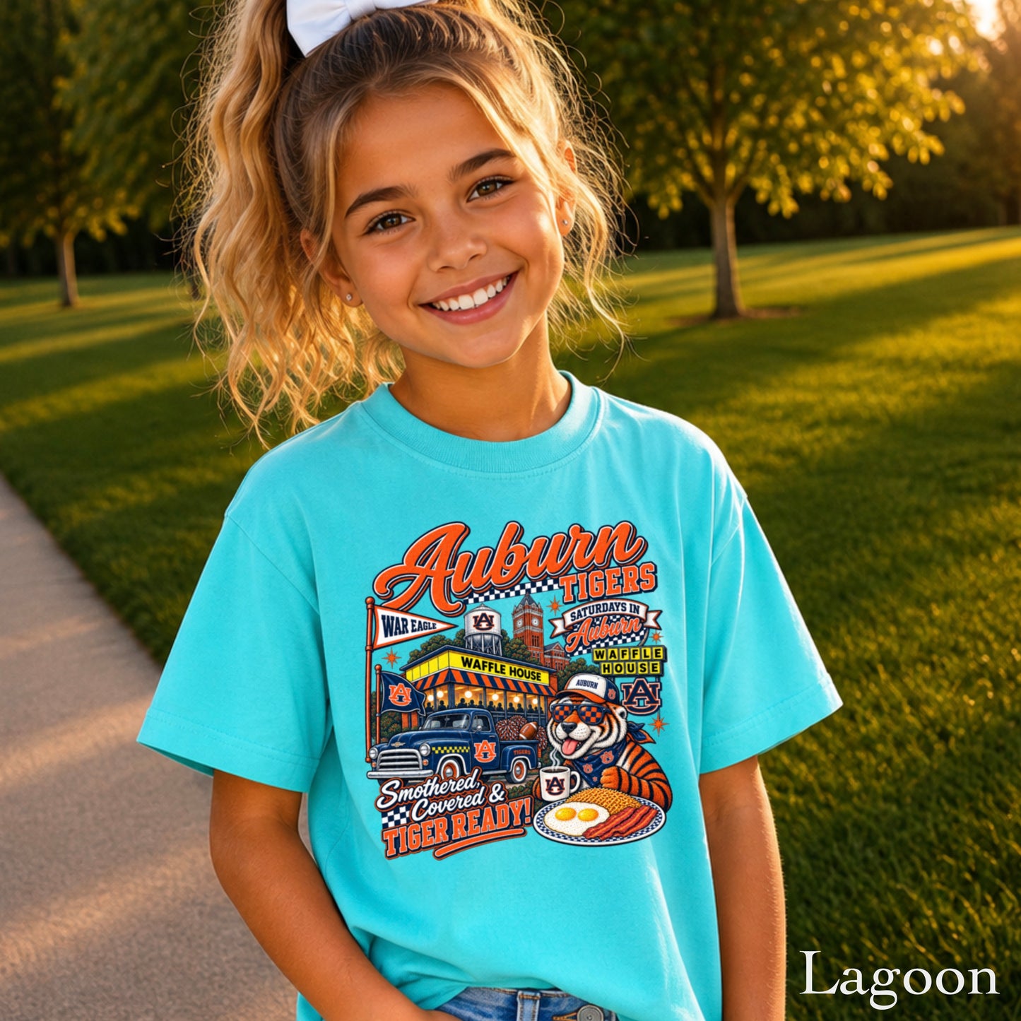 Auburn Saturdays Youth Comfort Color T-Shirt