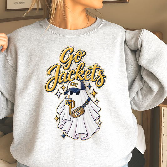 Jackets Halloween Ghost Crewneck Sweatshirt