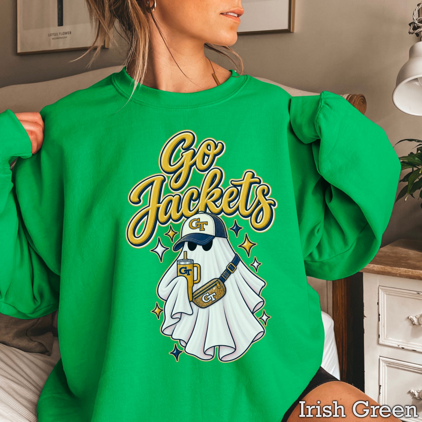 Jackets Halloween Ghost Crewneck Sweatshirt