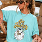 Jackets Halloween Ghost Comfort Color Graphic Tee
