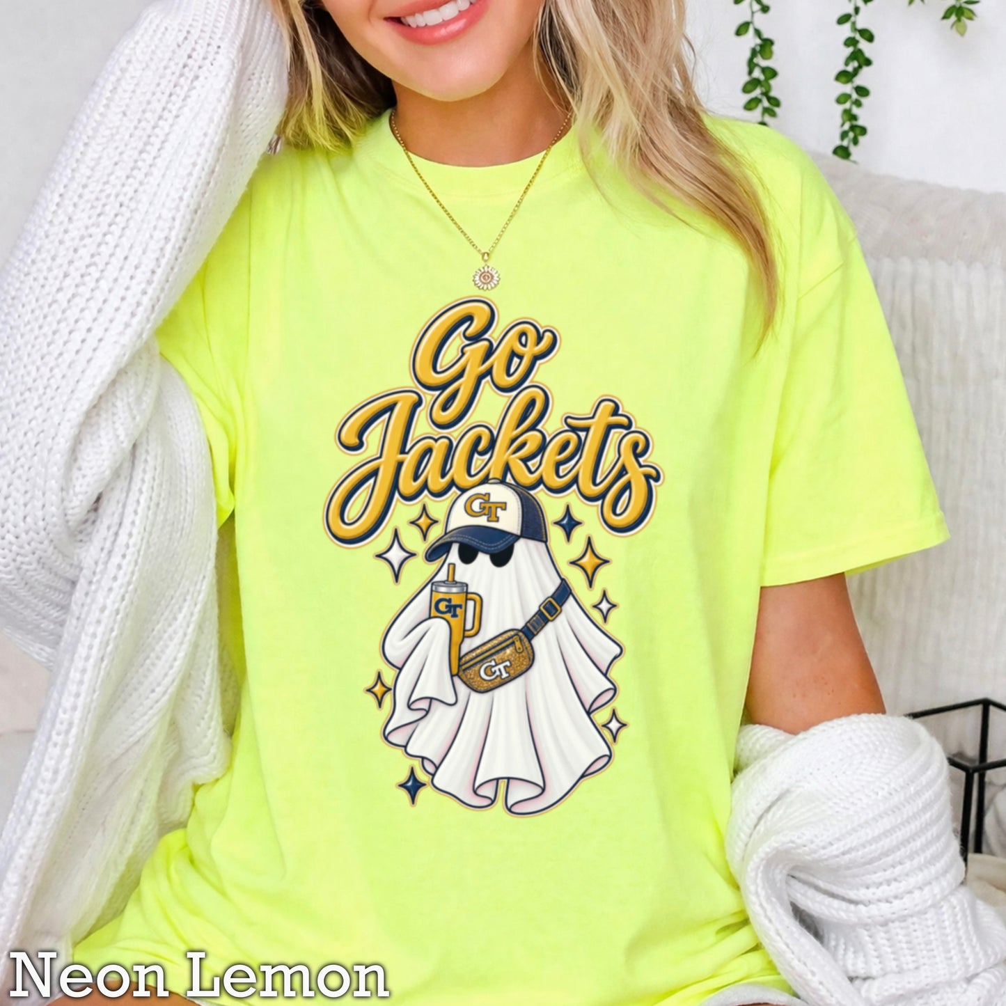 Jackets Halloween Ghost Comfort Color Graphic Tee
